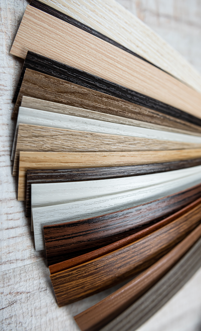 En la imagen se muestra todo lo que se puede encontrar en nuestras instalaciones: maderas, muebles, lámparas, suelo, tableros y ferreteria