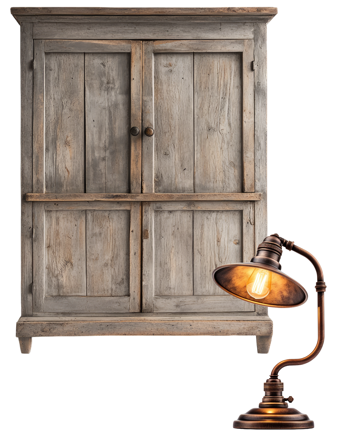 En la imagen se muestra todo lo que se puede encontrar en nuestras instalaciones: maderas, muebles, lámparas, suelo, tableros y ferreteria